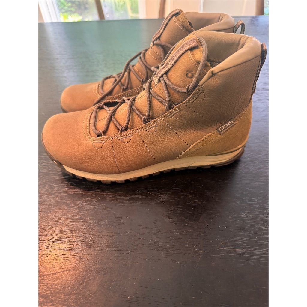 Oboz Hazel Mid Women's Hiking Boots Size 7 Brown Outdoor Adventure